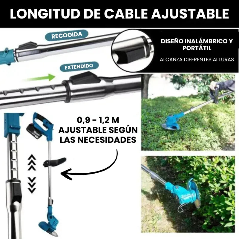 Cortadora de Cesped Inalambrica TurboBlade™ [2 BATERÍAS DE 48V]