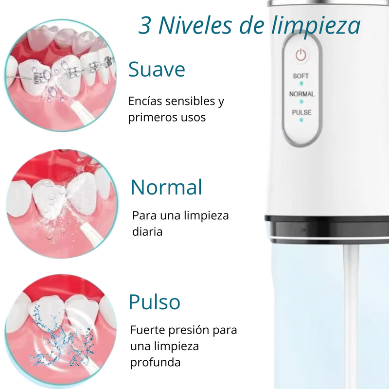 DentaSmile™ - IRRIGADOR BUCAL RECARGABLE