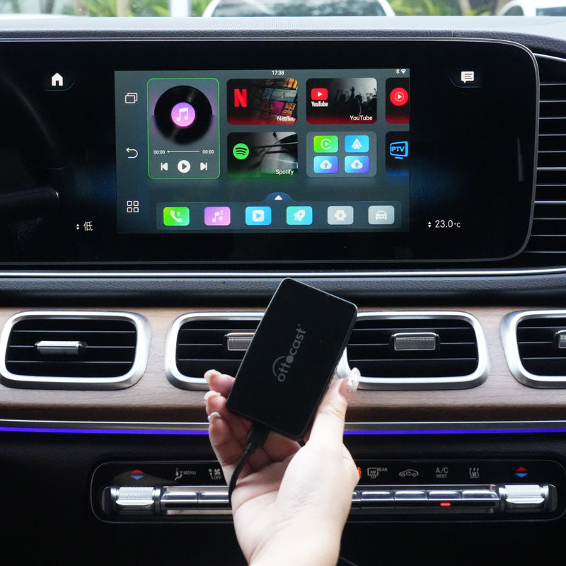 Play2Video Pro adaptador CarPlay/ Android Auto inalámbrico  con vídeo