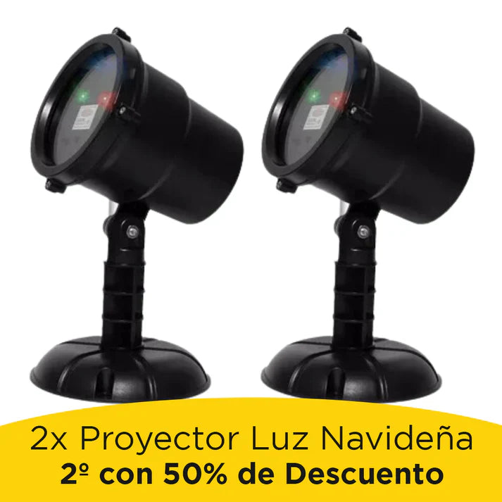 PROYECTOR DE LUCES NAVIDEÑAS - AUTOMÁTICO (CPM CONTROL REMOTO)